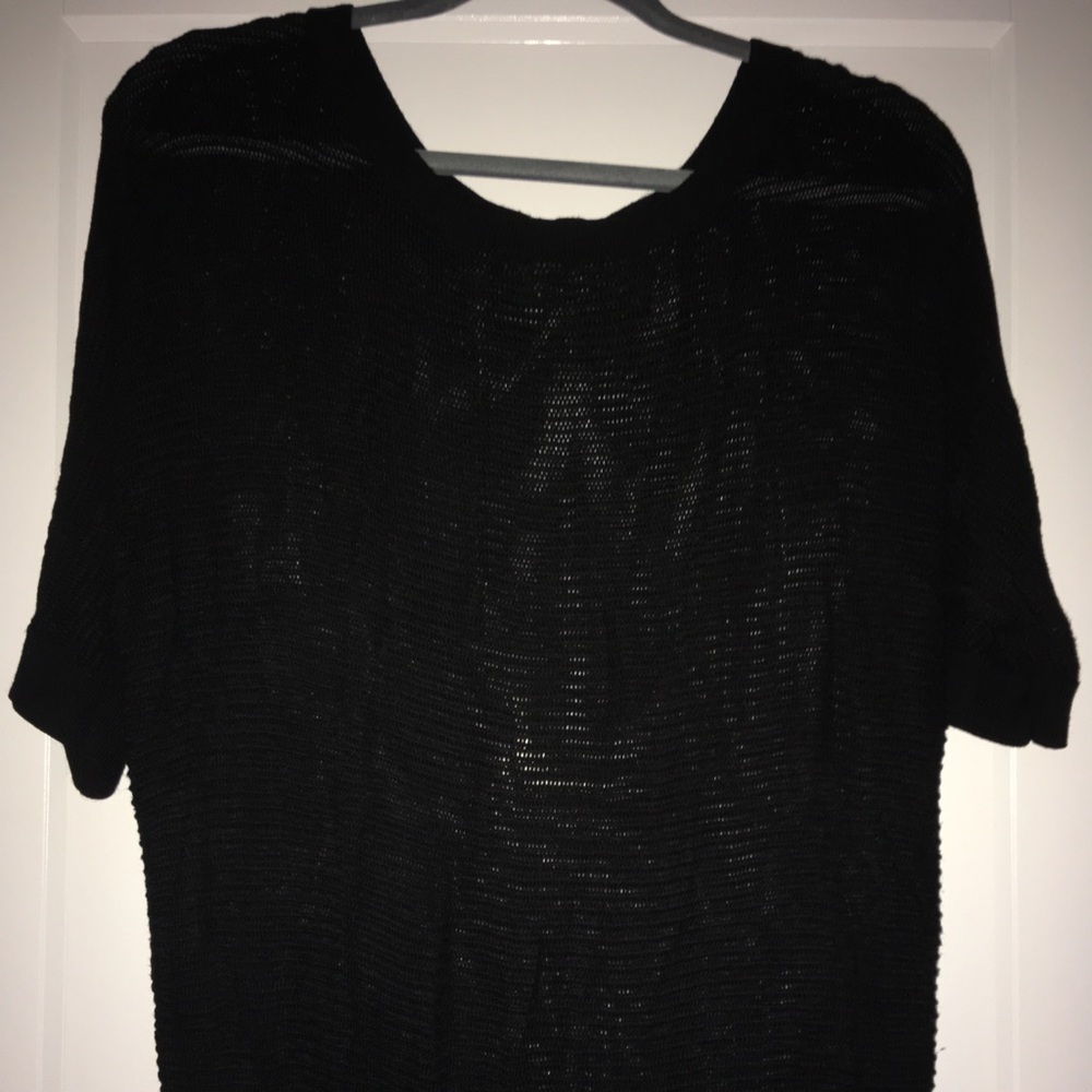 Express short sleeve sweater size L